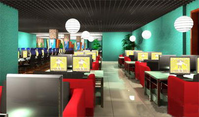 網吧裝修效果圖大全 2011圖片推薦