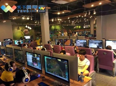 糖果網咖 讓網吧裝修甜到心坎里